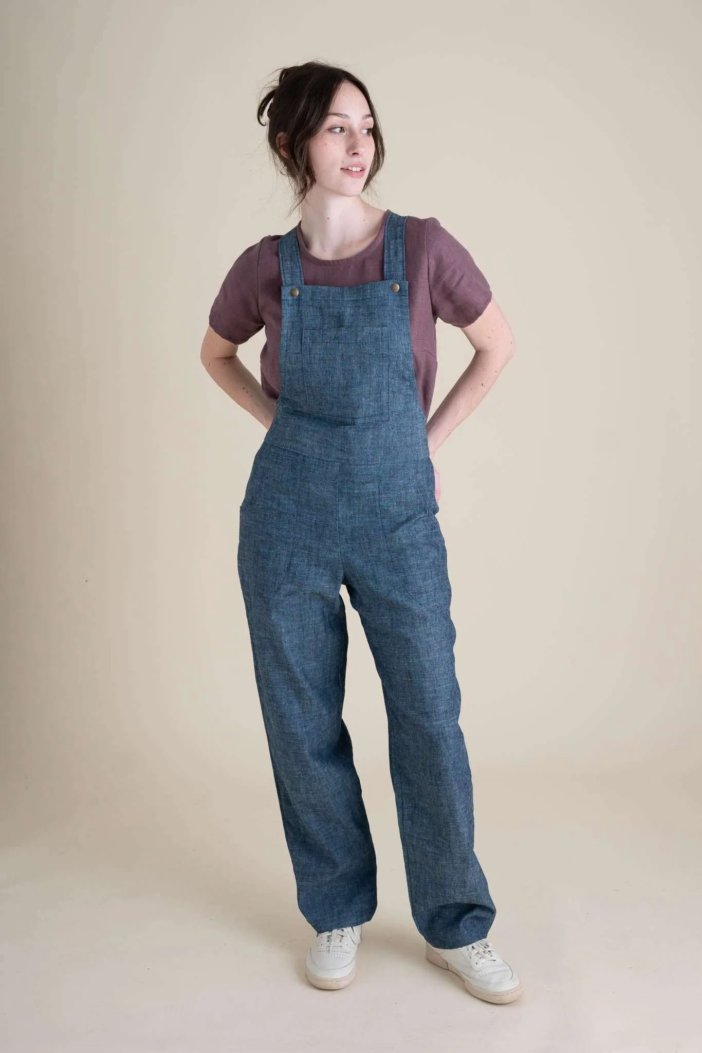 Market Overalls in Indigo Chambray