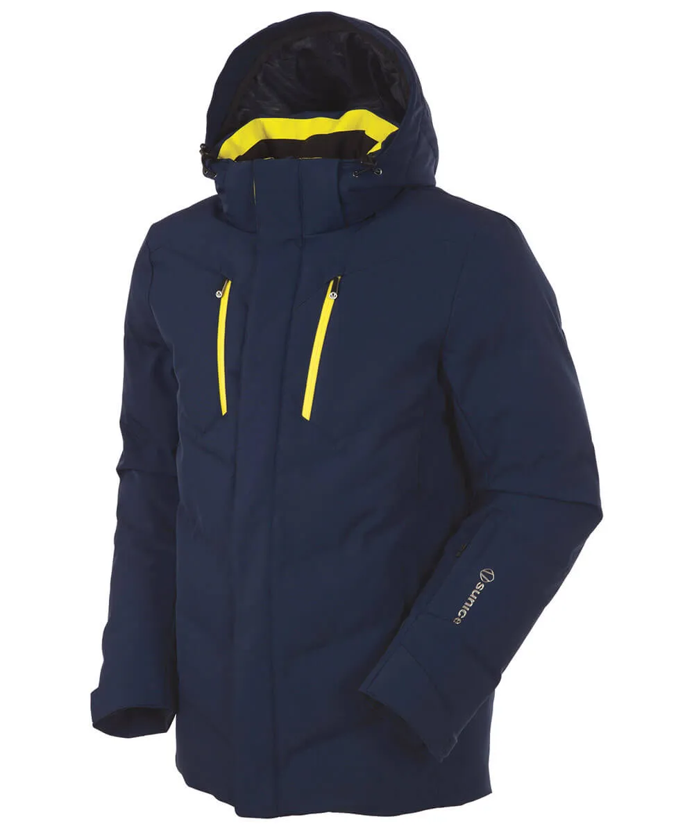 Men's Boulder Waterproof Insulated Stretch Jacket with Removable Hood