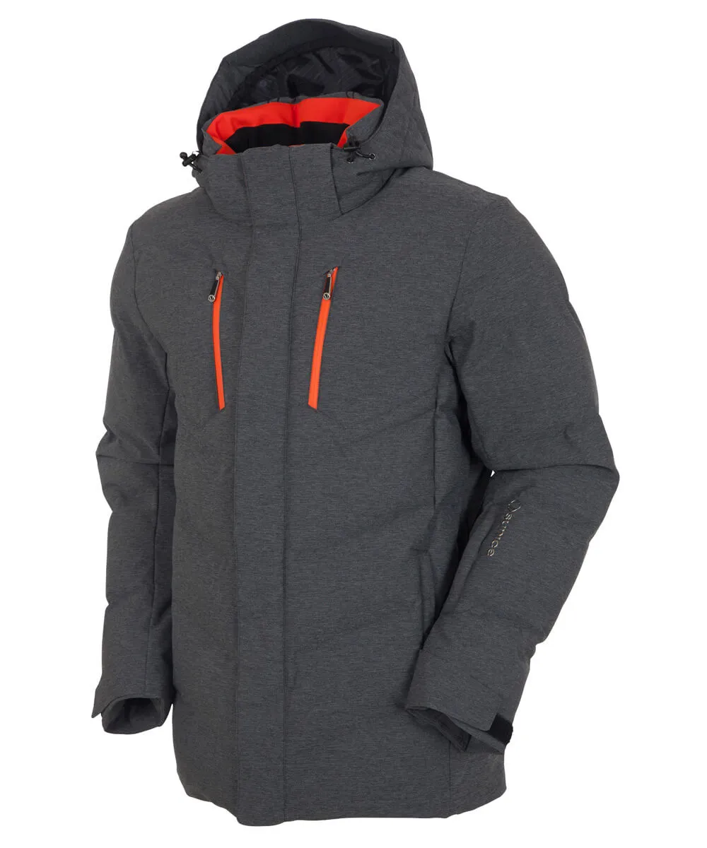 Men's Boulder Waterproof Insulated Stretch Jacket with Removable Hood