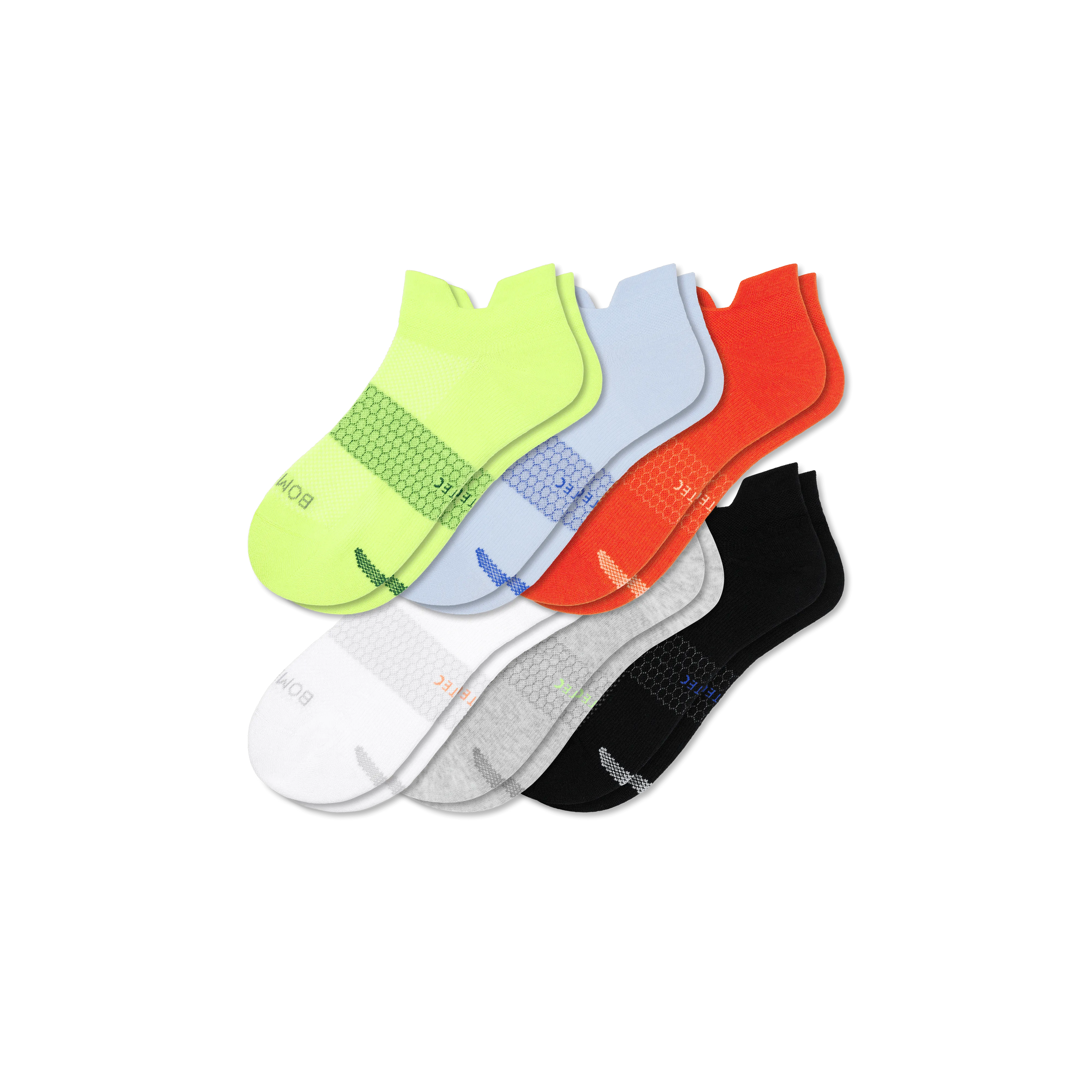 Men's Lightweight Athletic Ankle Sock 6-Pack