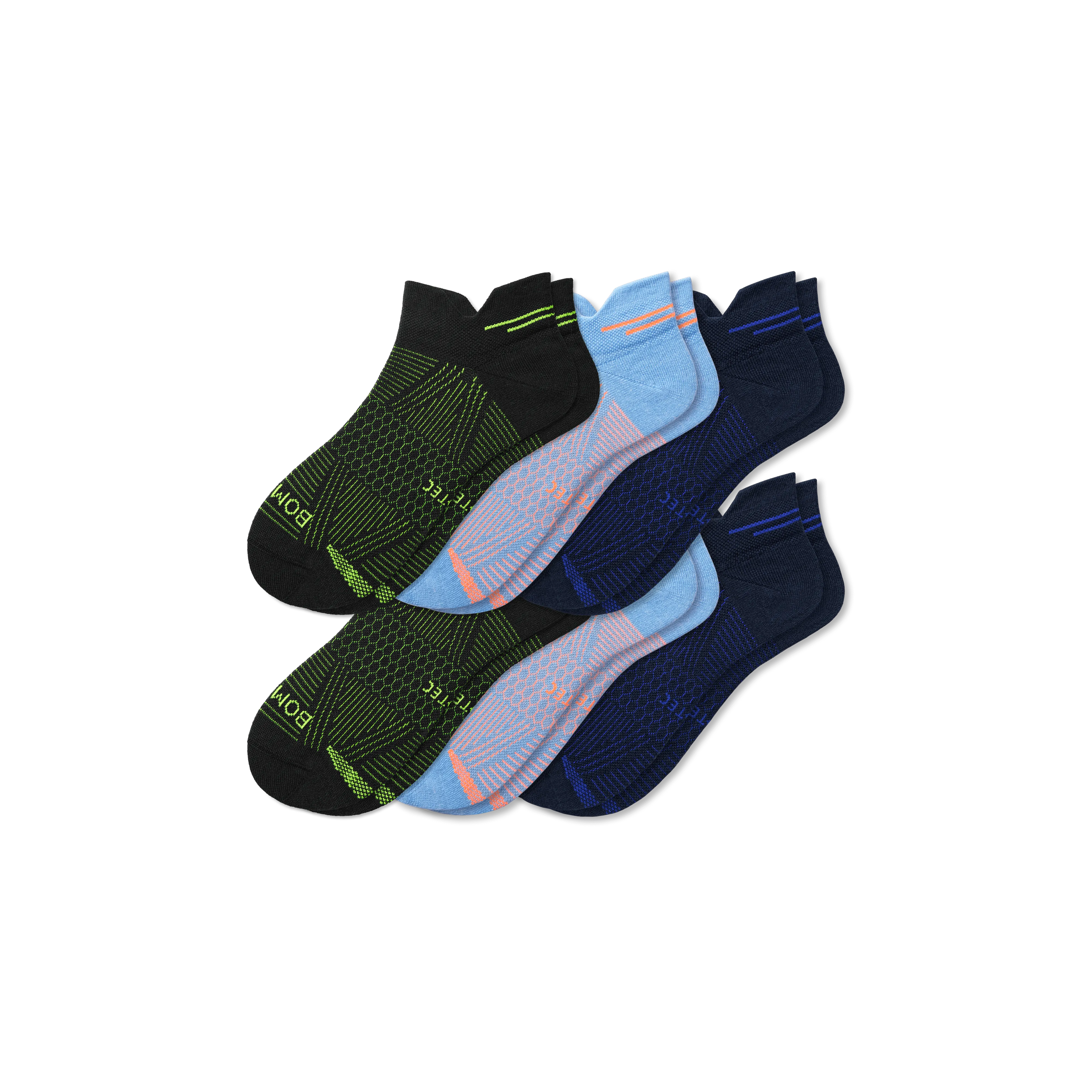 Men's Lightweight Athletic Ankle Sock 6-Pack