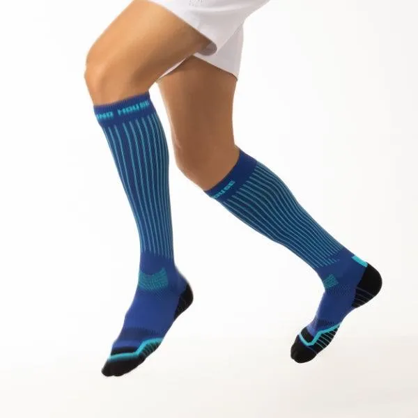 Men's Ride Soft Cycling Blue knee high socks 2-packs