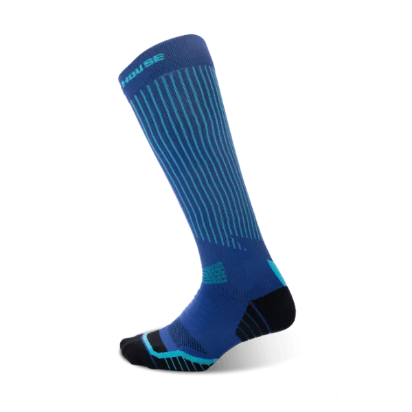 Men's Ride Soft Cycling Blue knee high socks 2-packs