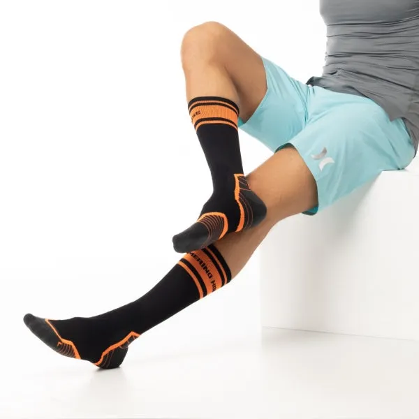 Men's Ride Soft Cycling Geometric crew socks 3-packs