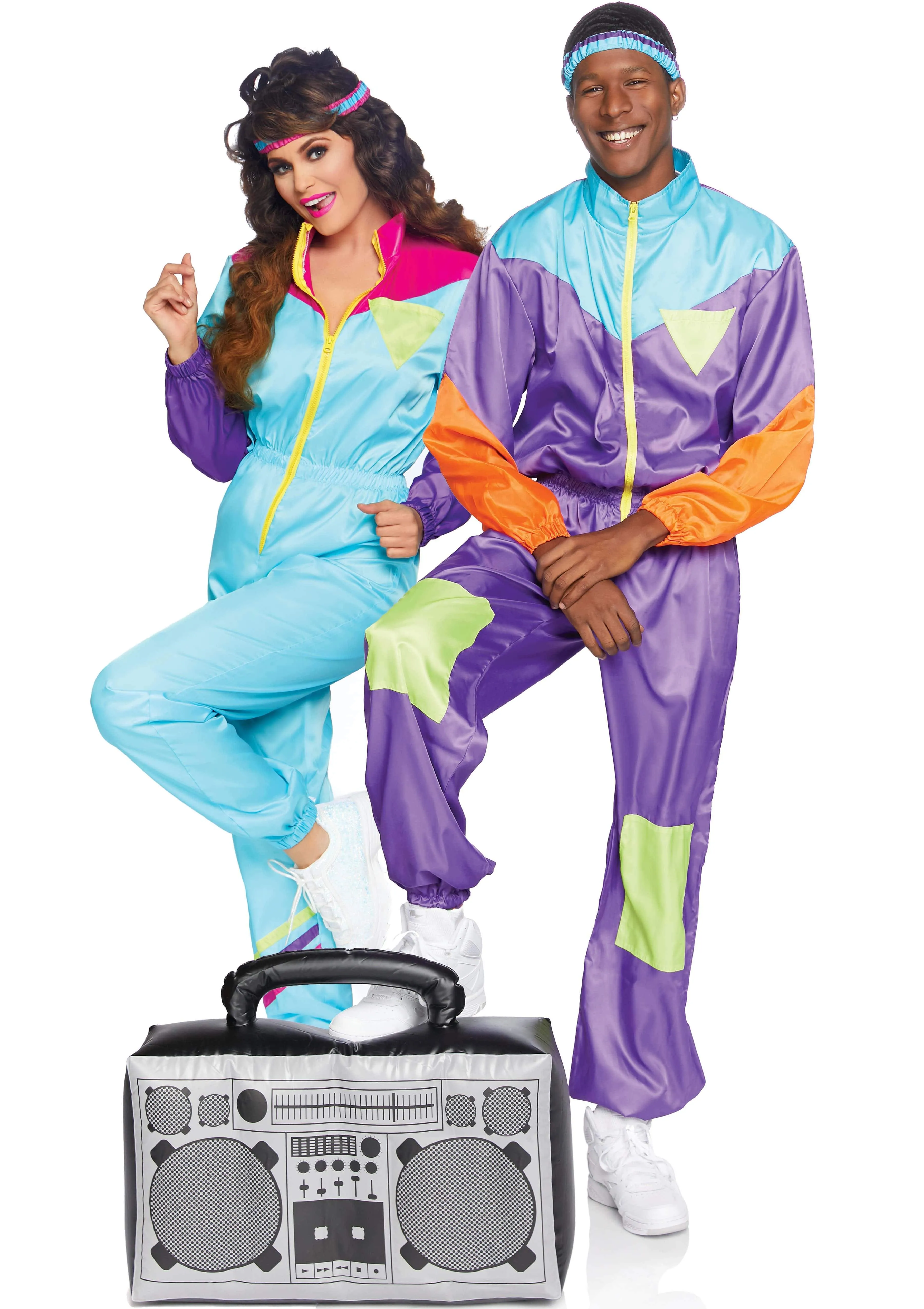 Men's Track Suit 80s Costume