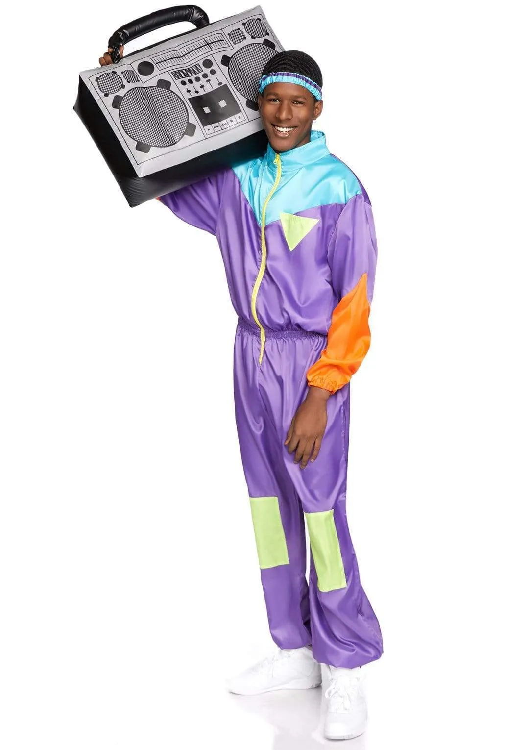 Men's Track Suit 80s Costume