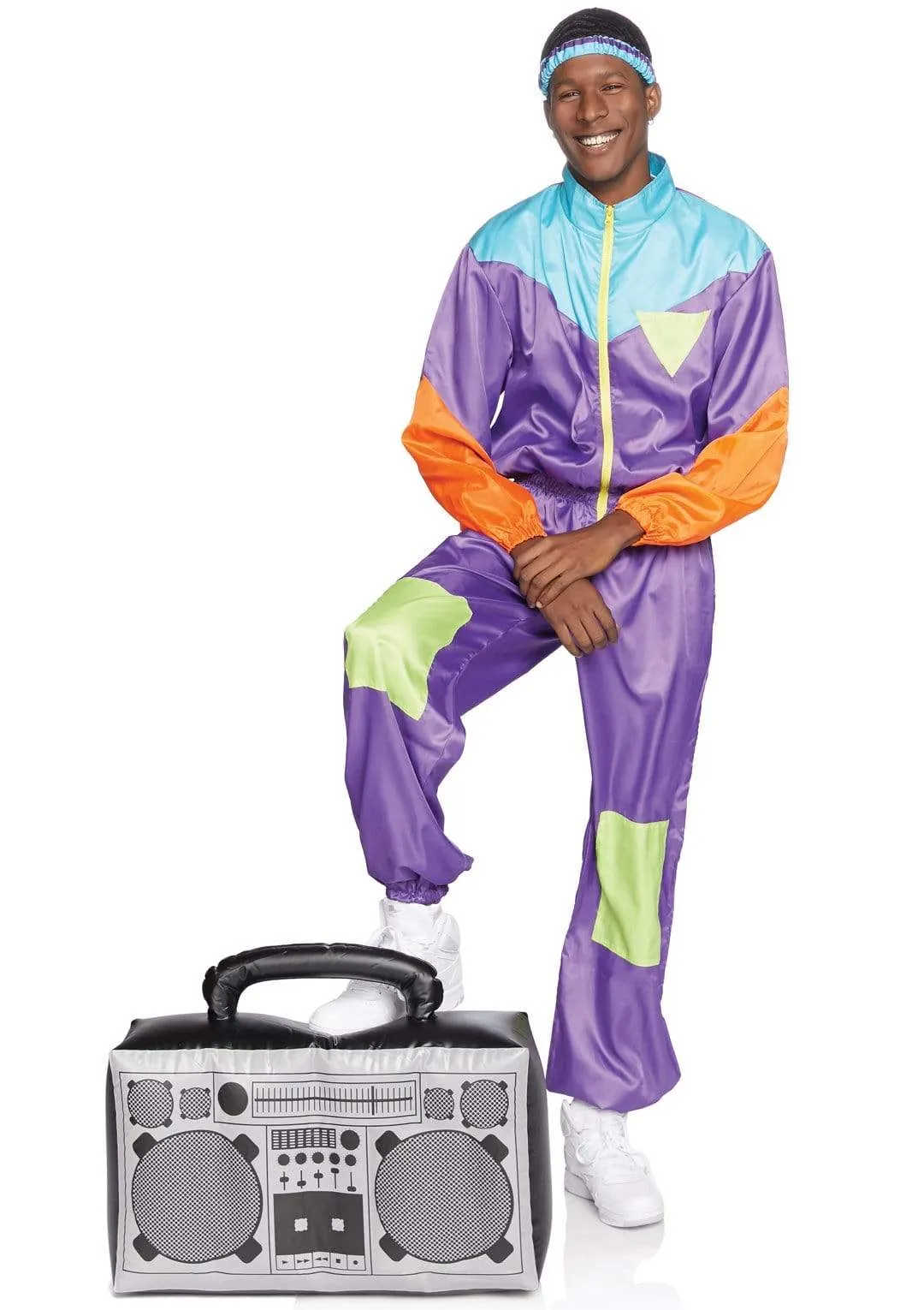 Men's Track Suit 80s Costume