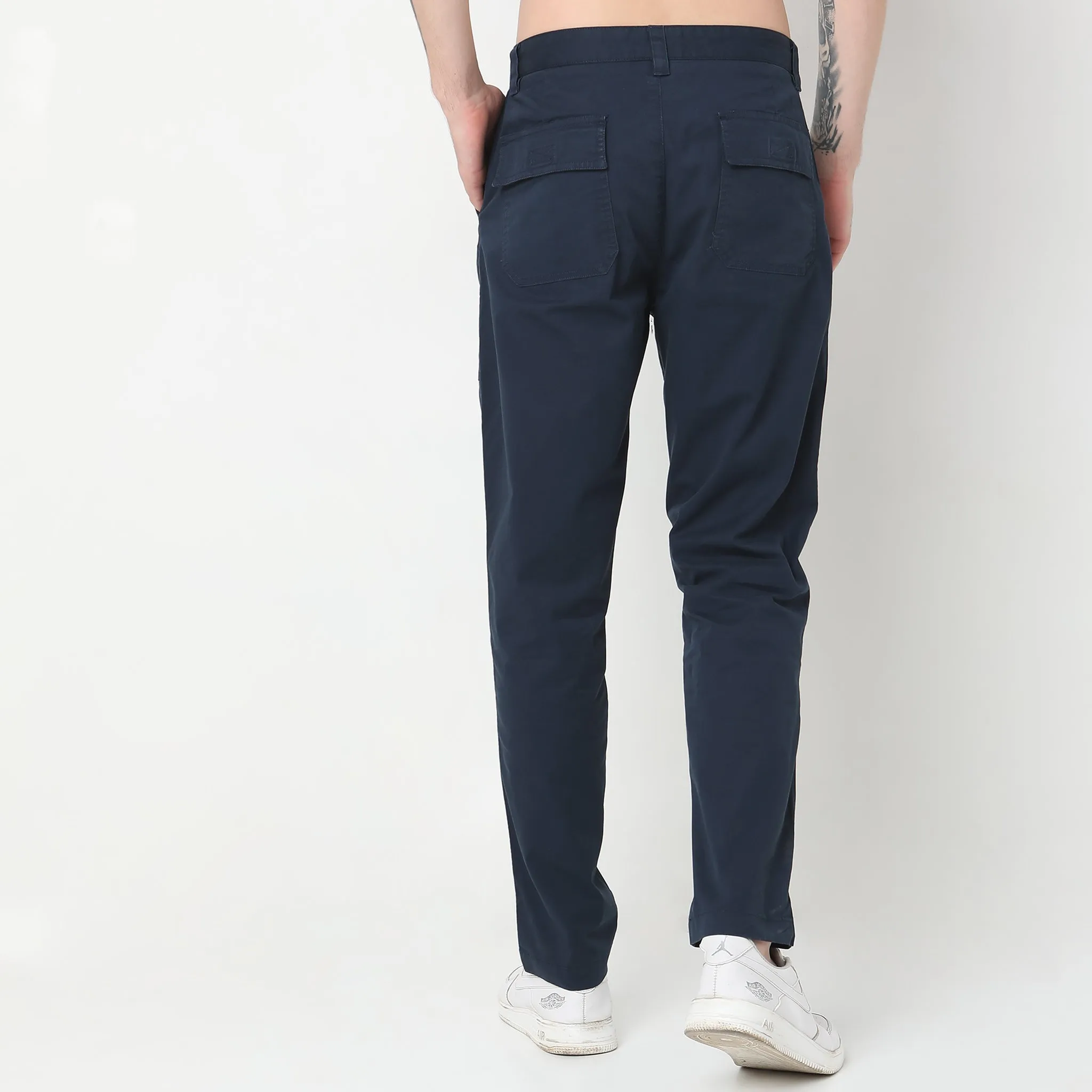 Mid Rise Signature Cargo Pants