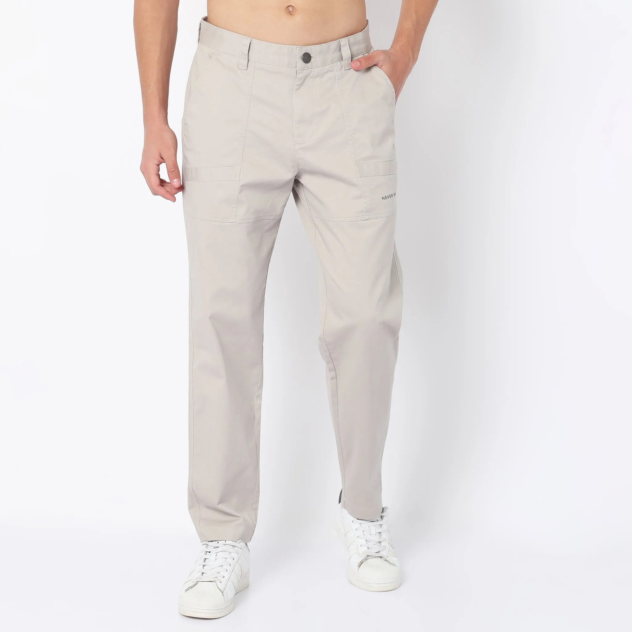 Mid Rise Signature Cargo Pants