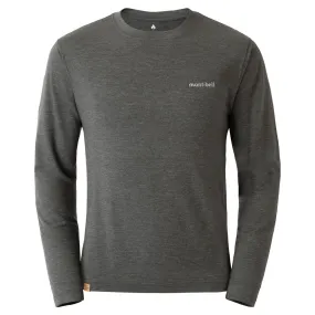 Montbell Mens Merino Wool Plus Light Long Sleeve T