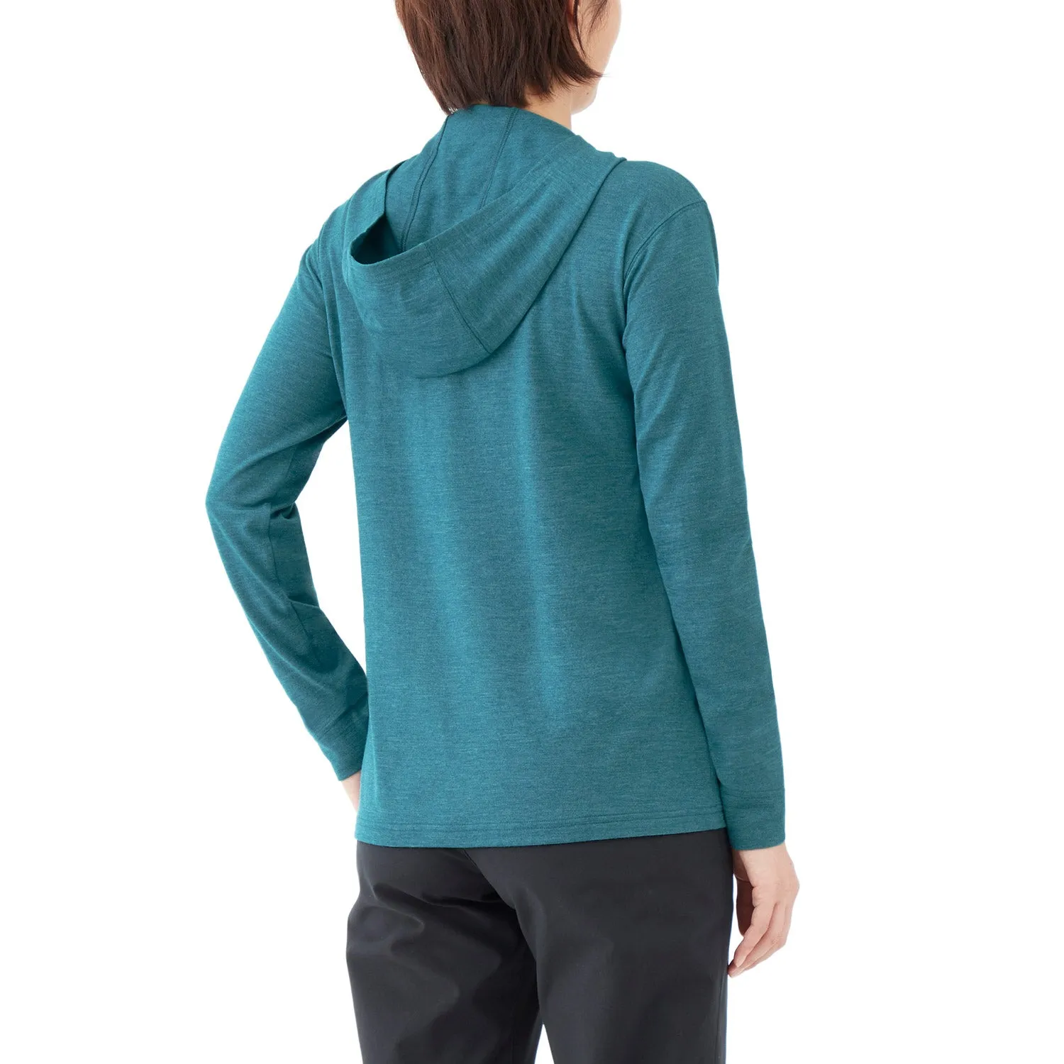 Montbell Womens Merino Wool Plus Light Hoodie