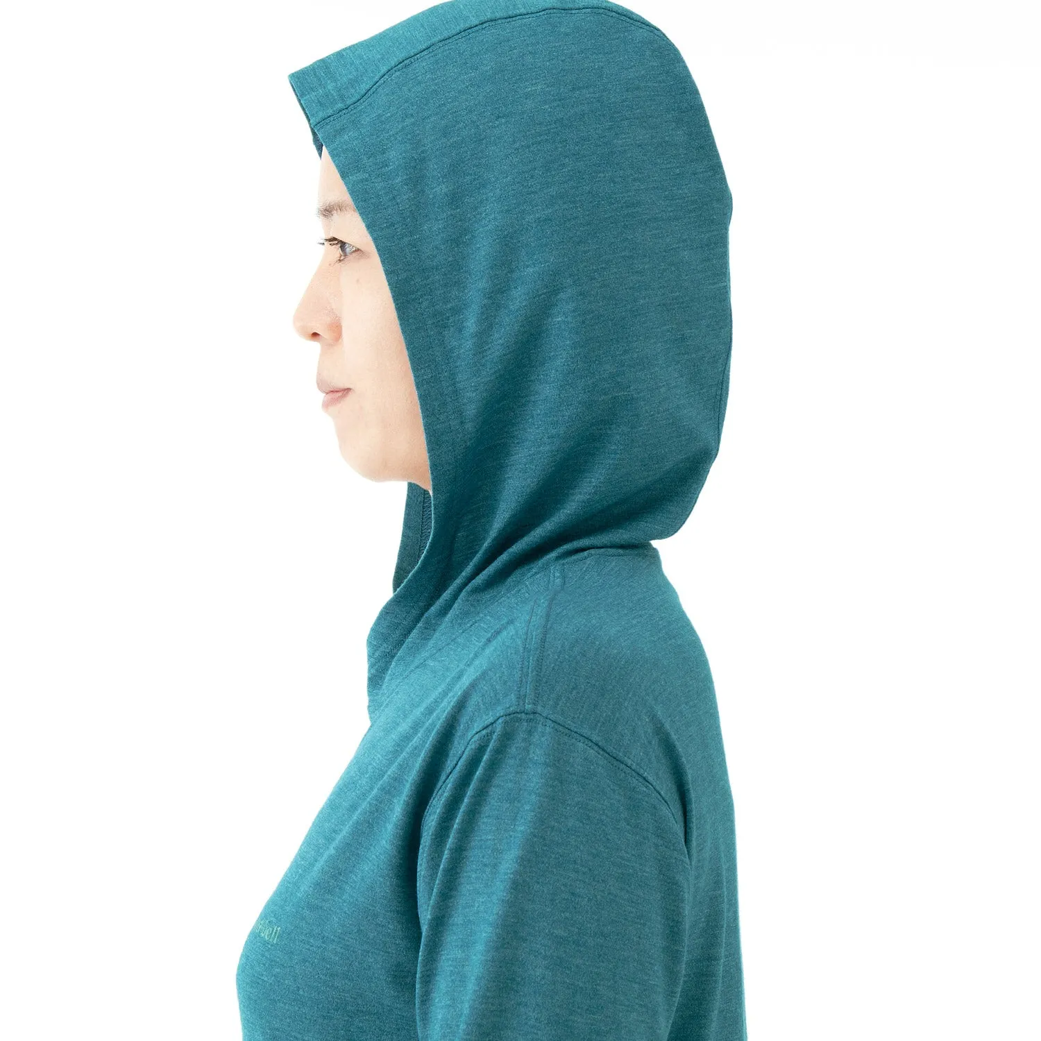 Montbell Womens Merino Wool Plus Light Hoodie