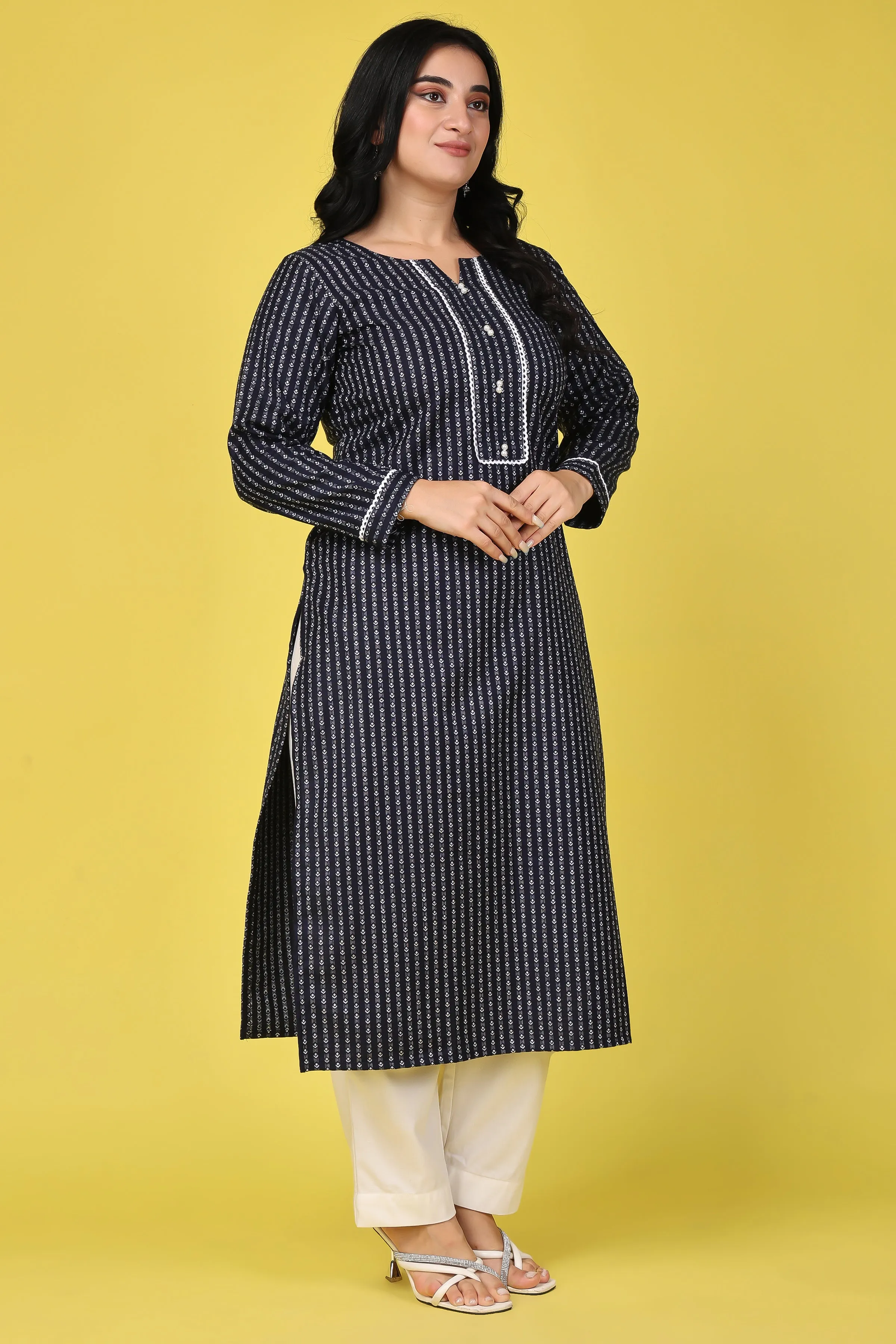 Northern Lights Woollen Kurta Set