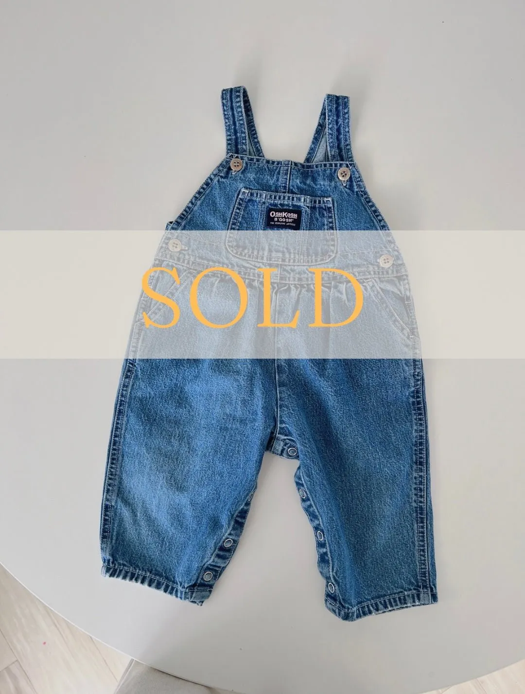 Oshkosh overall pre loved 12m 