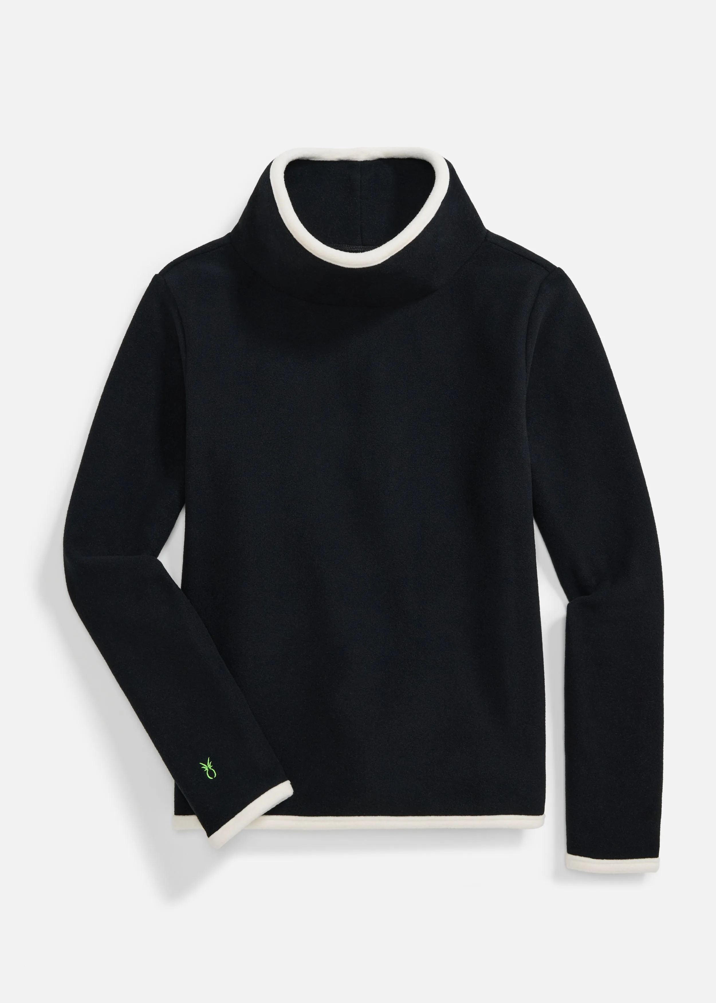 Park Slope with Tipping in Vello Fleece (Black/Cream)