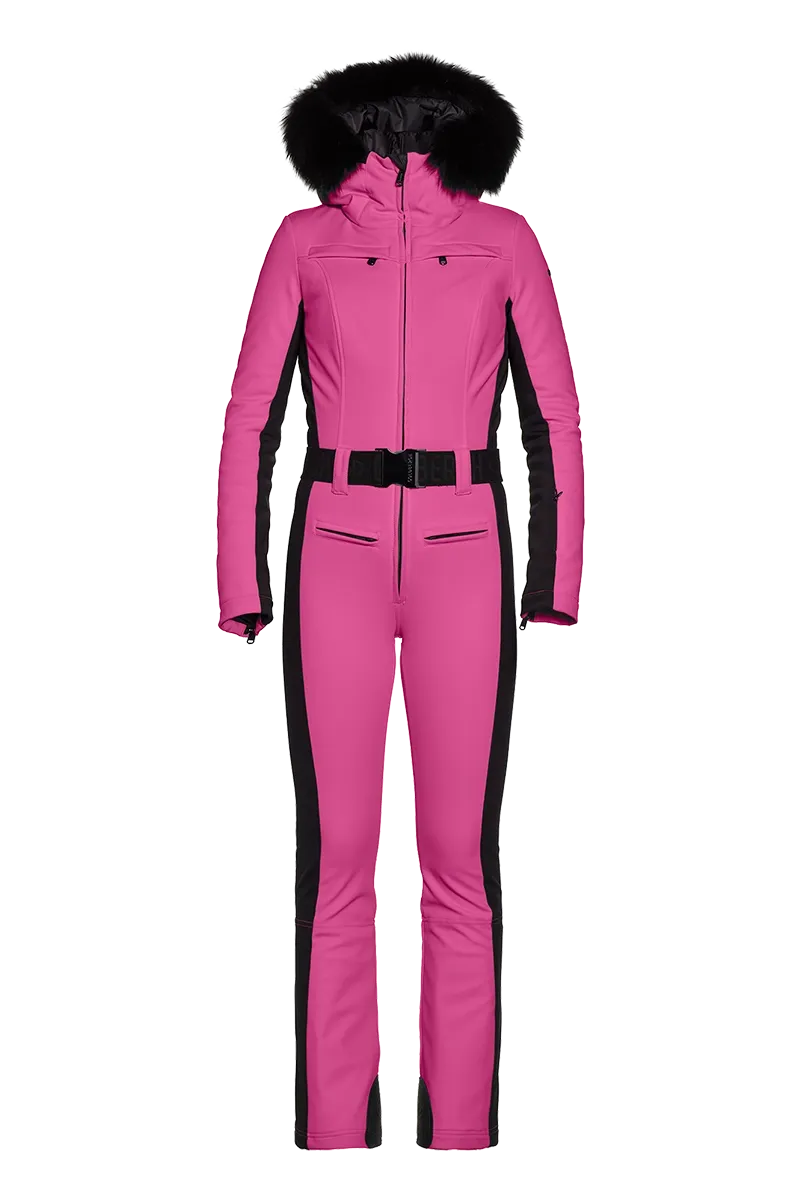 Parry Down Ski Suit - Real Fur Collar