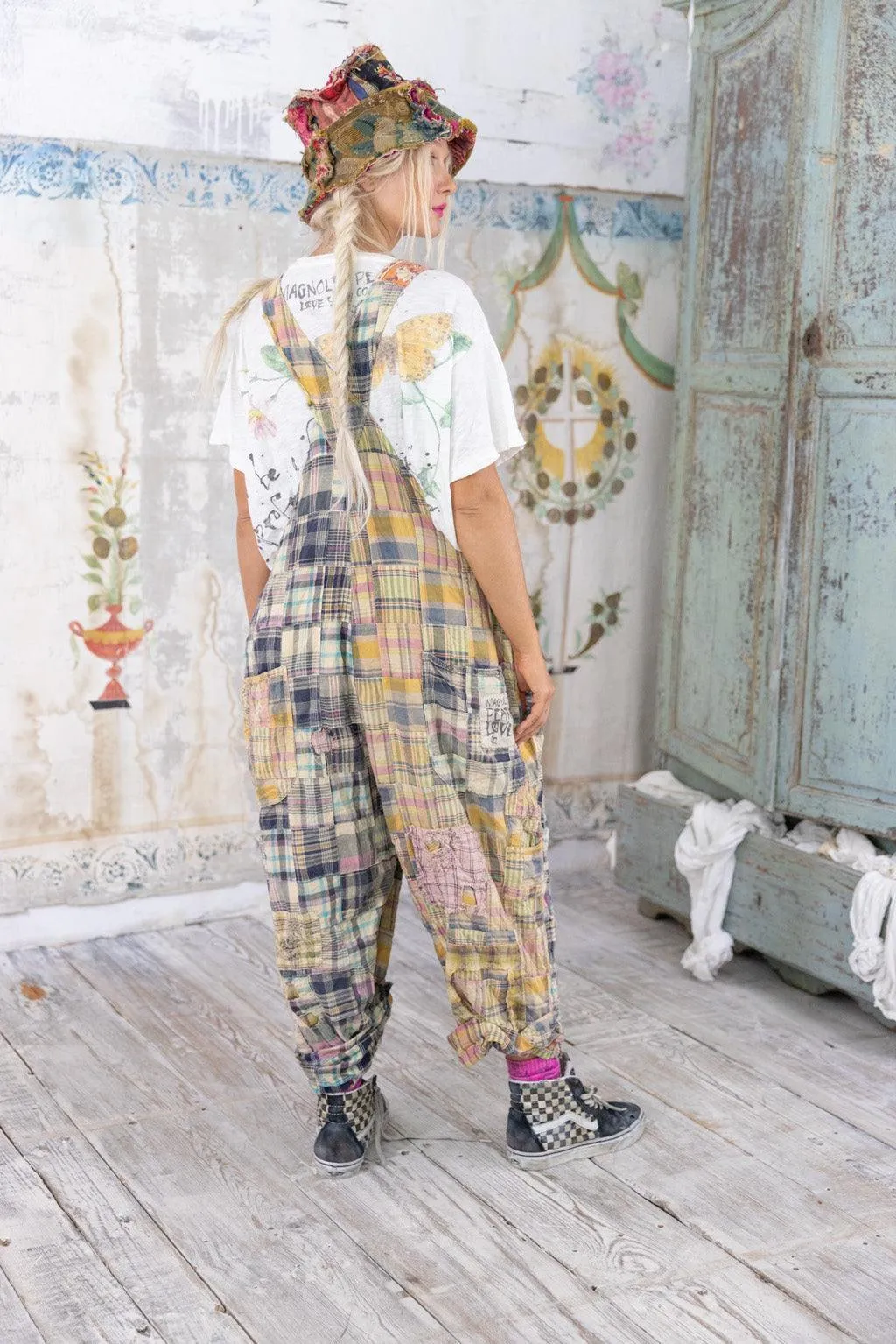 Patchwork Love Overalls