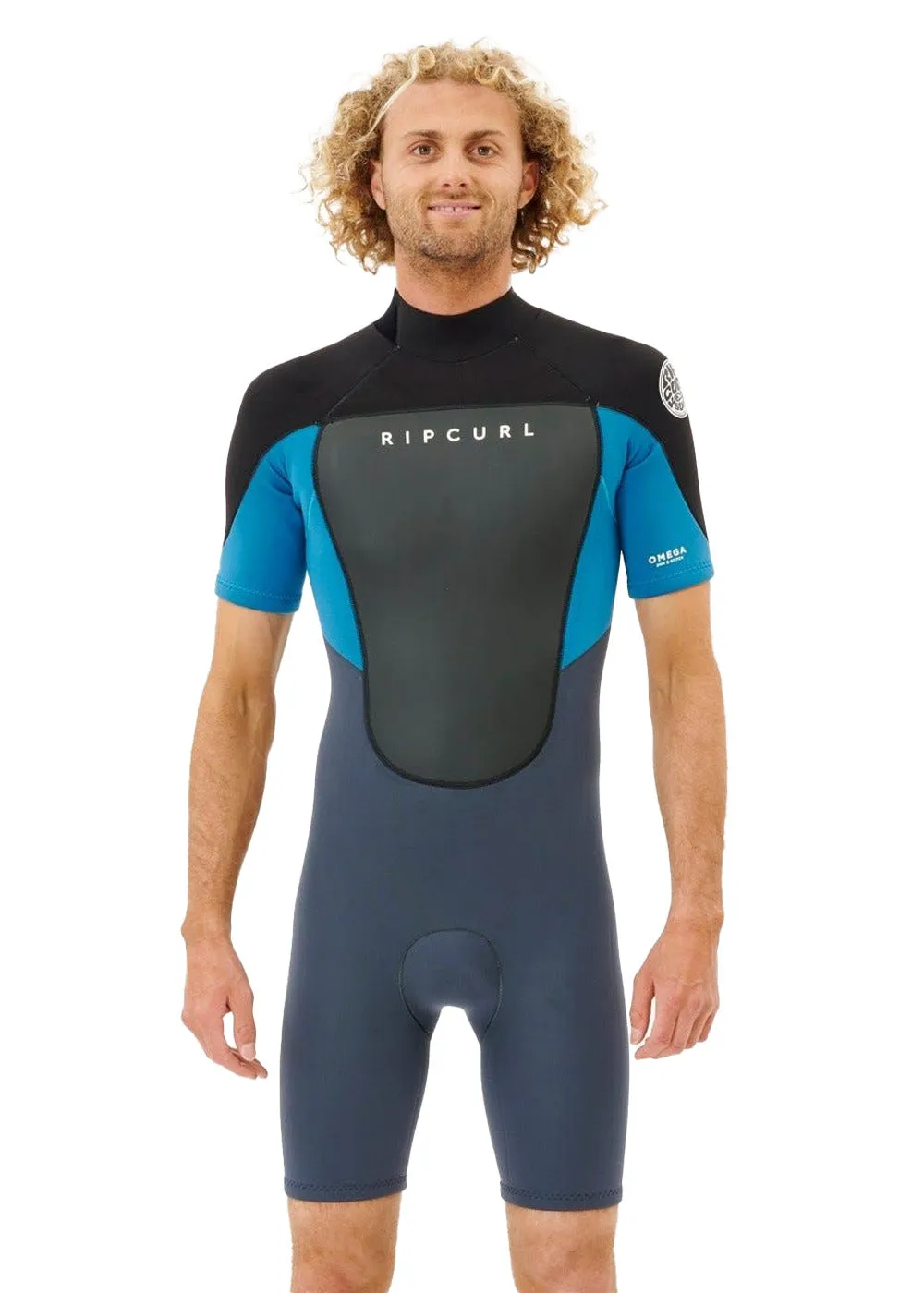 Rip Curl Mens Omega BZ 2mm FL Spring Suit Wetsuit