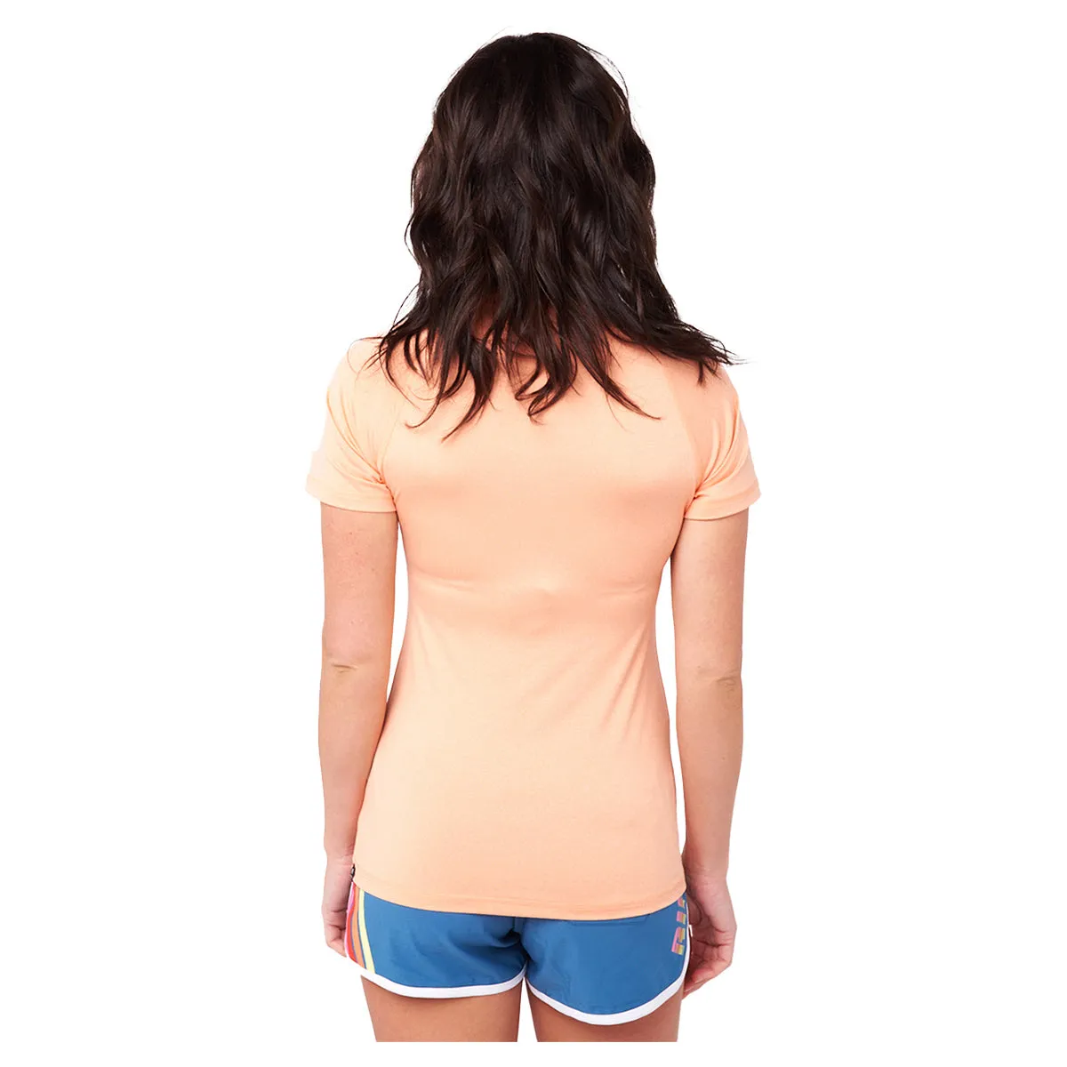 Rip Curl Women's Dawn Patrol Short Sleeve UV Tee - Coral Reef