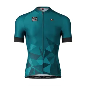 Santic Baffin Green Men Cycling Jersey Short Sleeve