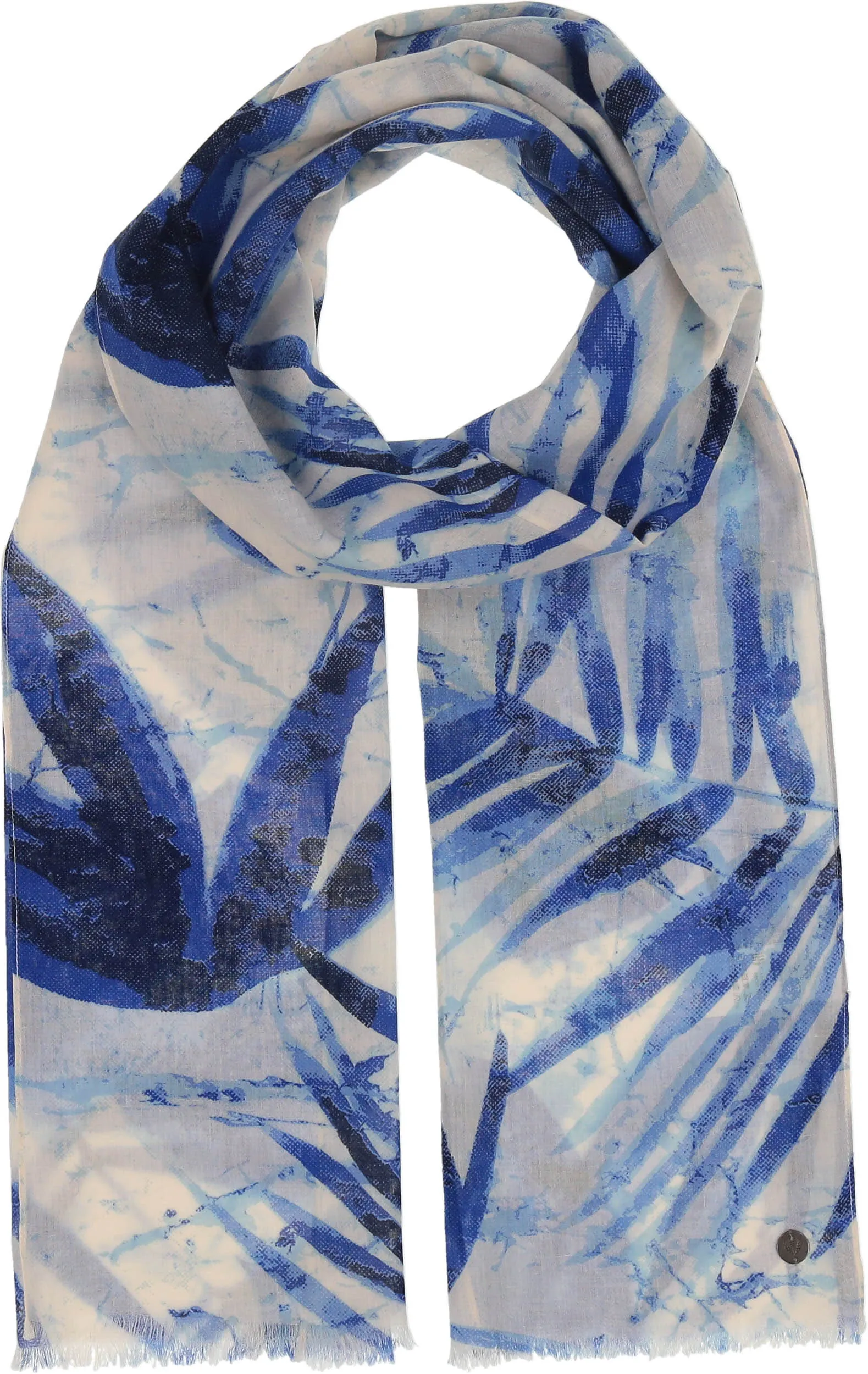 Shadow Palms Cotton Scarf