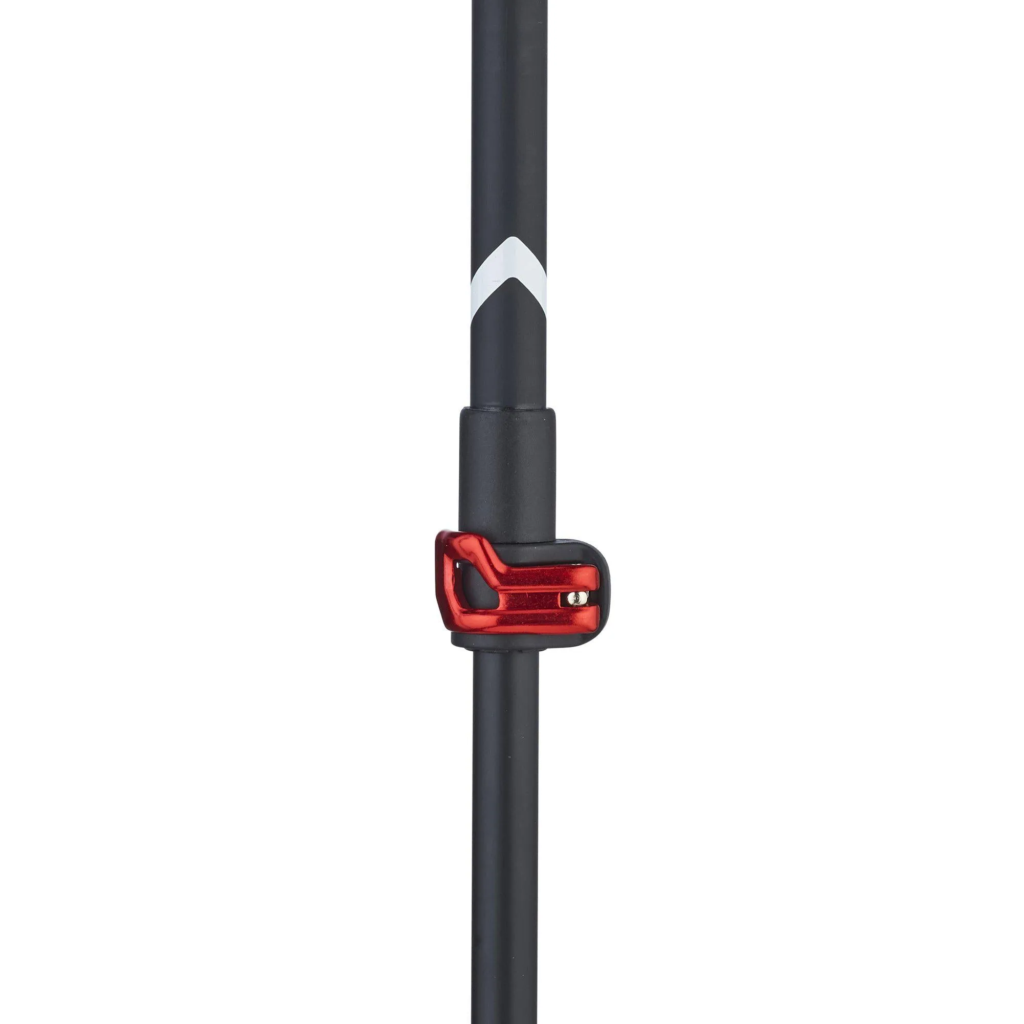 Åsnes Falketind 2-section backcountry ski pole - BLACK