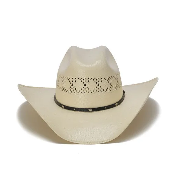 Stampede Hats - 50X Shantung Cowboy Hat with Diamond Conchos