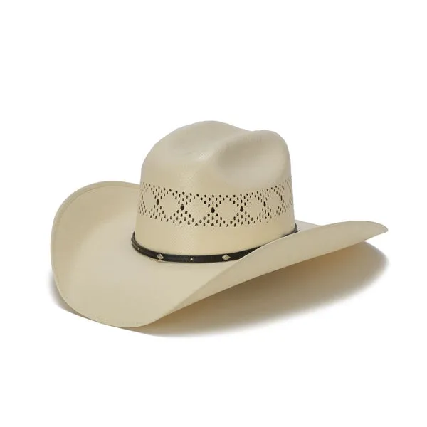 Stampede Hats - 50X Shantung Cowboy Hat with Diamond Conchos