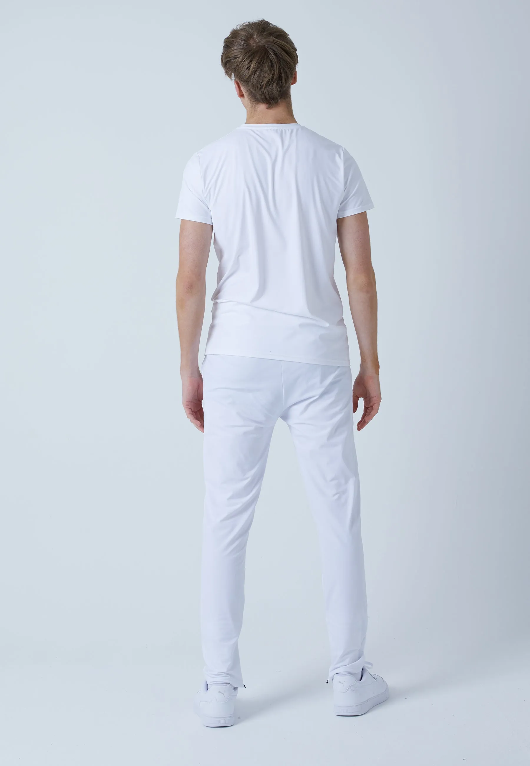 Tracksuit bottoms narrow, white