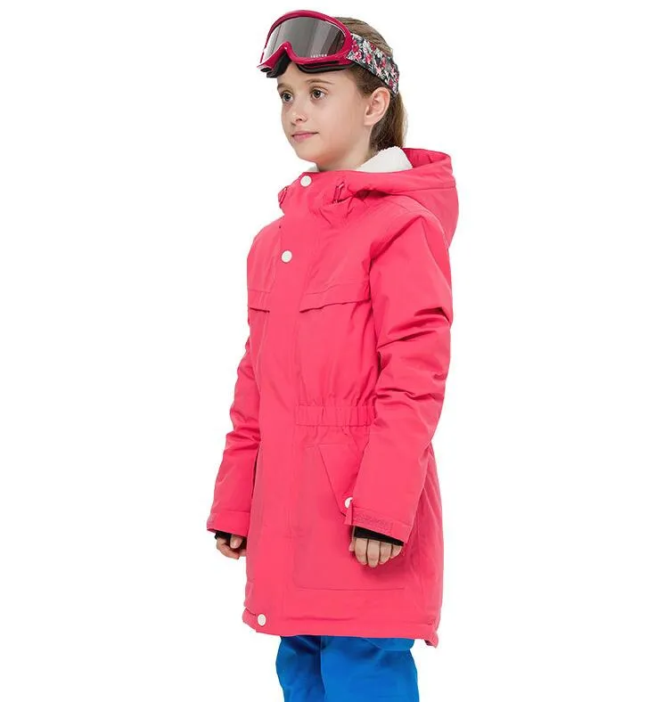 VECTOR Solid Snowboard Ski Jacket for Girls