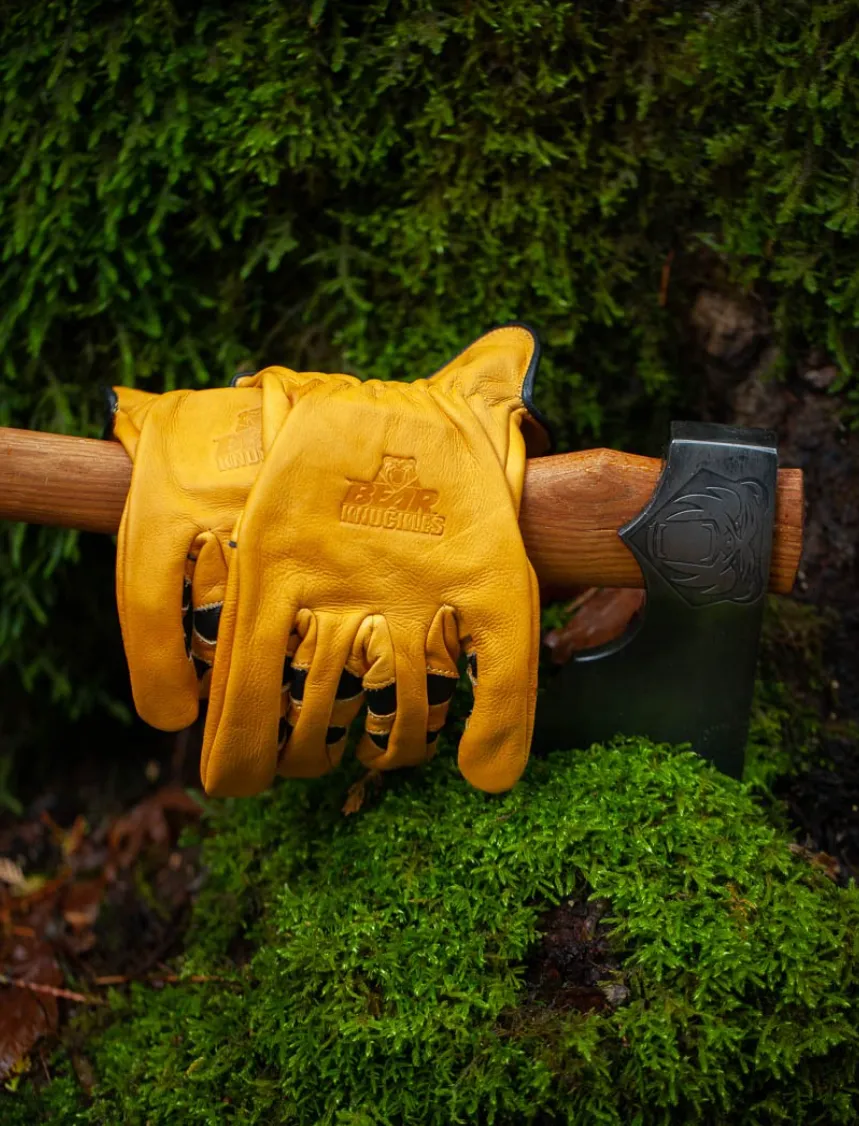 Water & Oil Resistant Cowhide Driver Gloves - D367