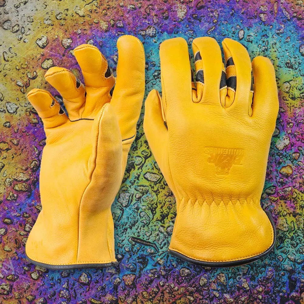 Water & Oil Resistant Cowhide Driver Gloves - D367