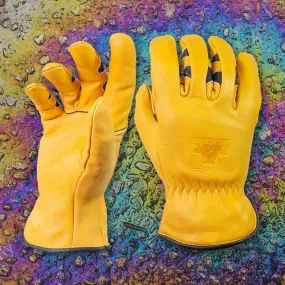 Water & Oil Resistant Cowhide Driver Gloves - D367