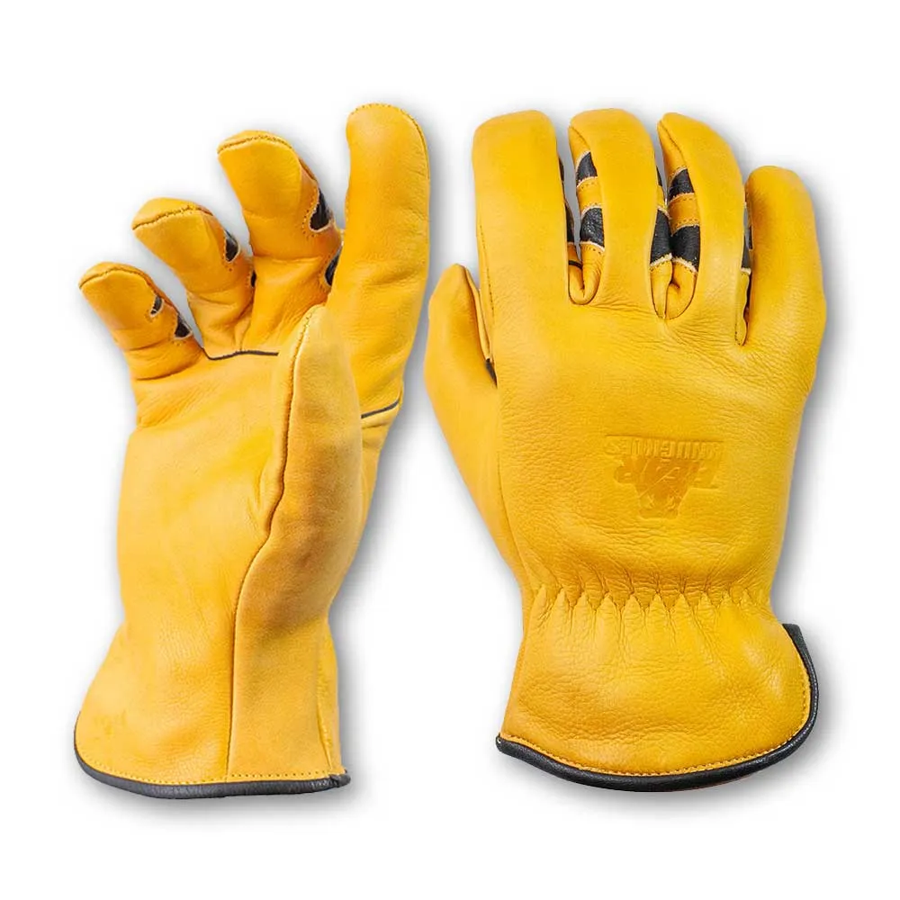 Water & Oil Resistant Cowhide Driver Gloves - D367