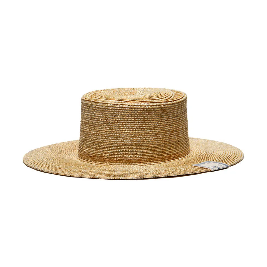 WHEAT PORK PIE HAT - Natural