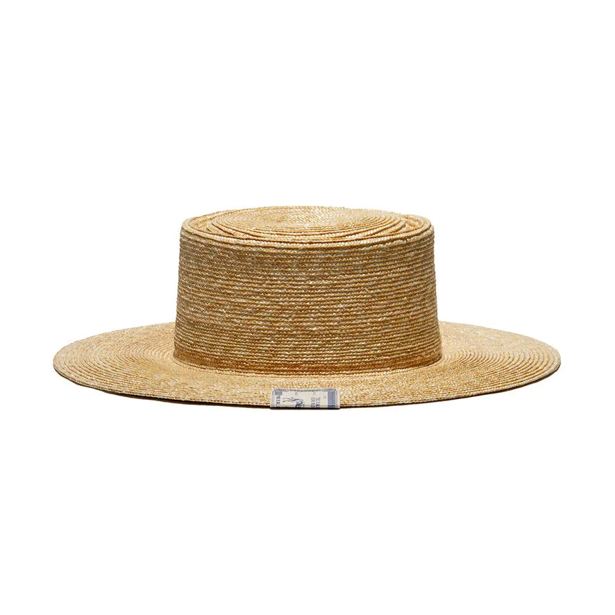 WHEAT PORK PIE HAT - Natural