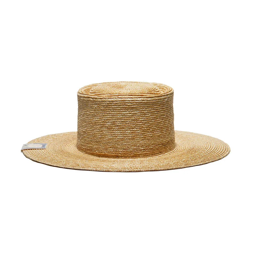 WHEAT PORK PIE HAT - Natural