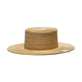 WHEAT PORK PIE HAT - Natural