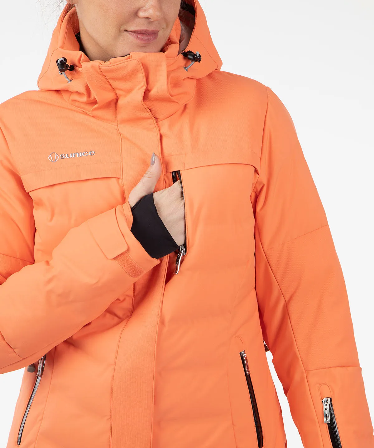 Women's Amber Waterproof Stretch Jacket with Removable Hood