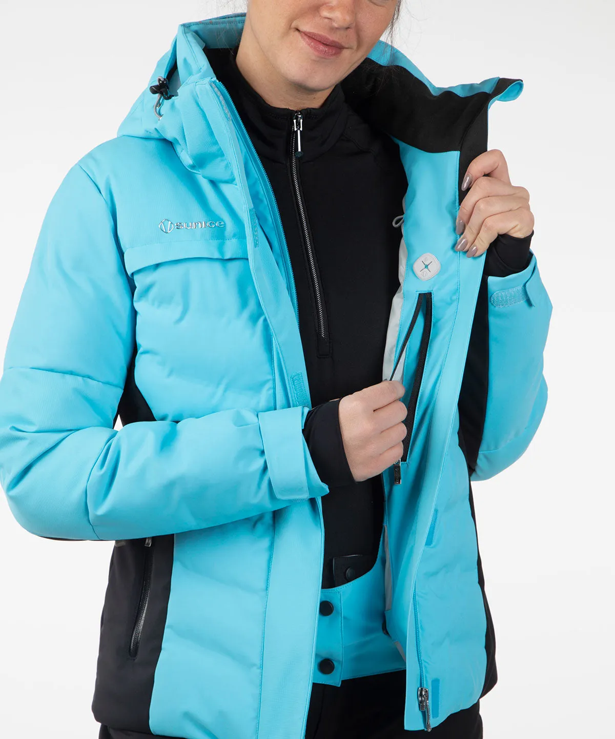 Women's Amber Waterproof Stretch Jacket with Removable Hood