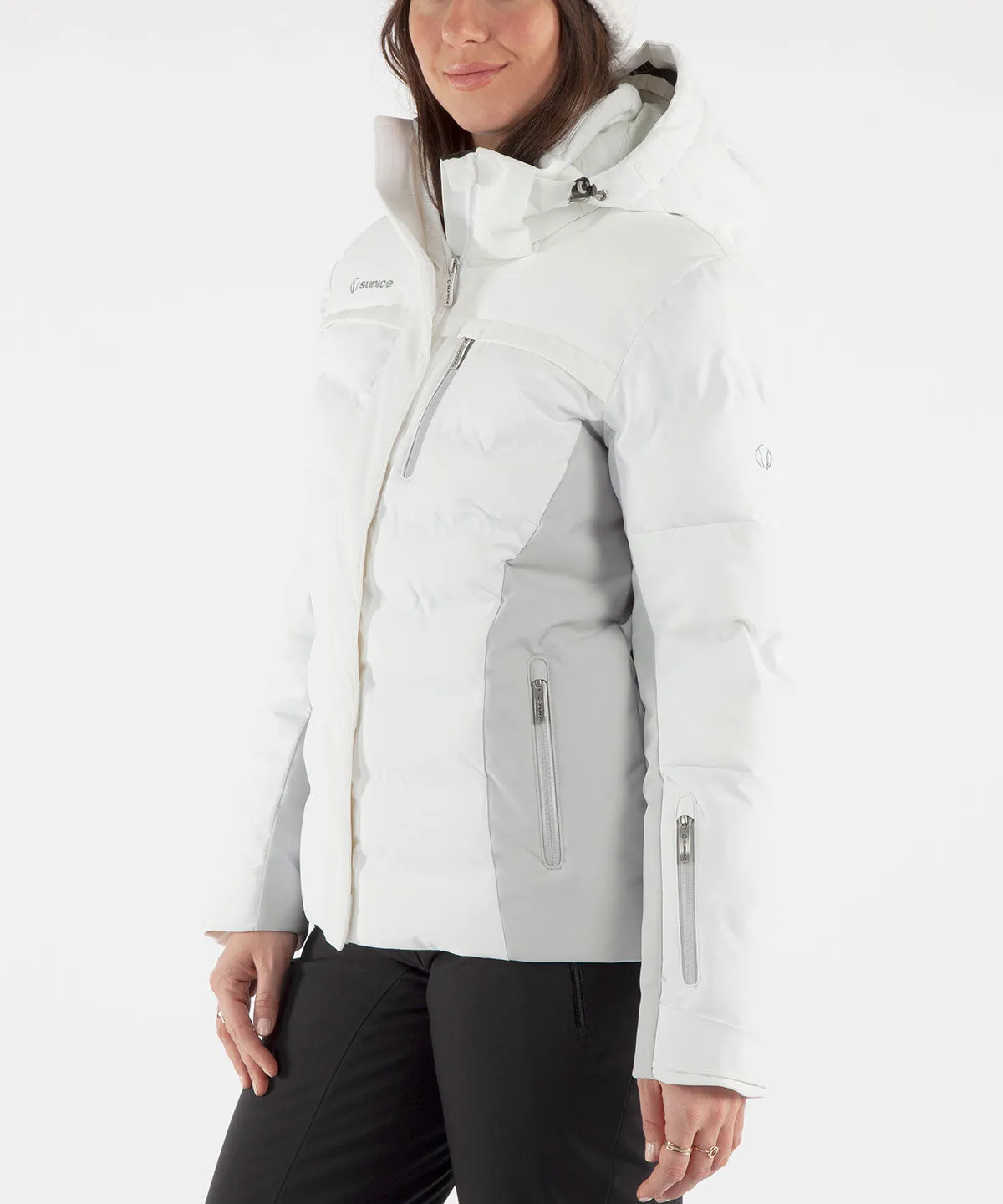 Women's Amber Waterproof Stretch Jacket with Removable Hood