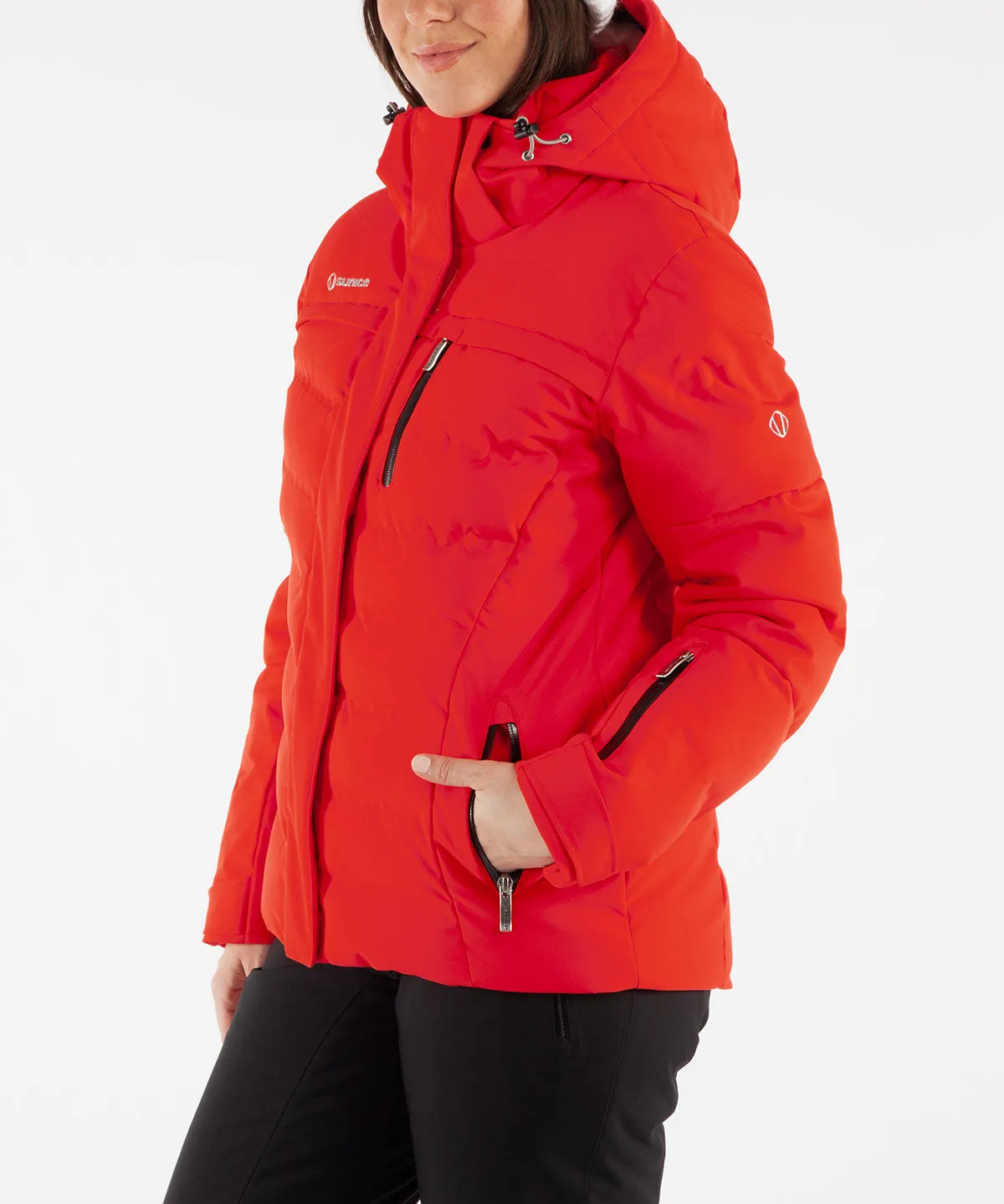 Women's Amber Waterproof Stretch Jacket with Removable Hood