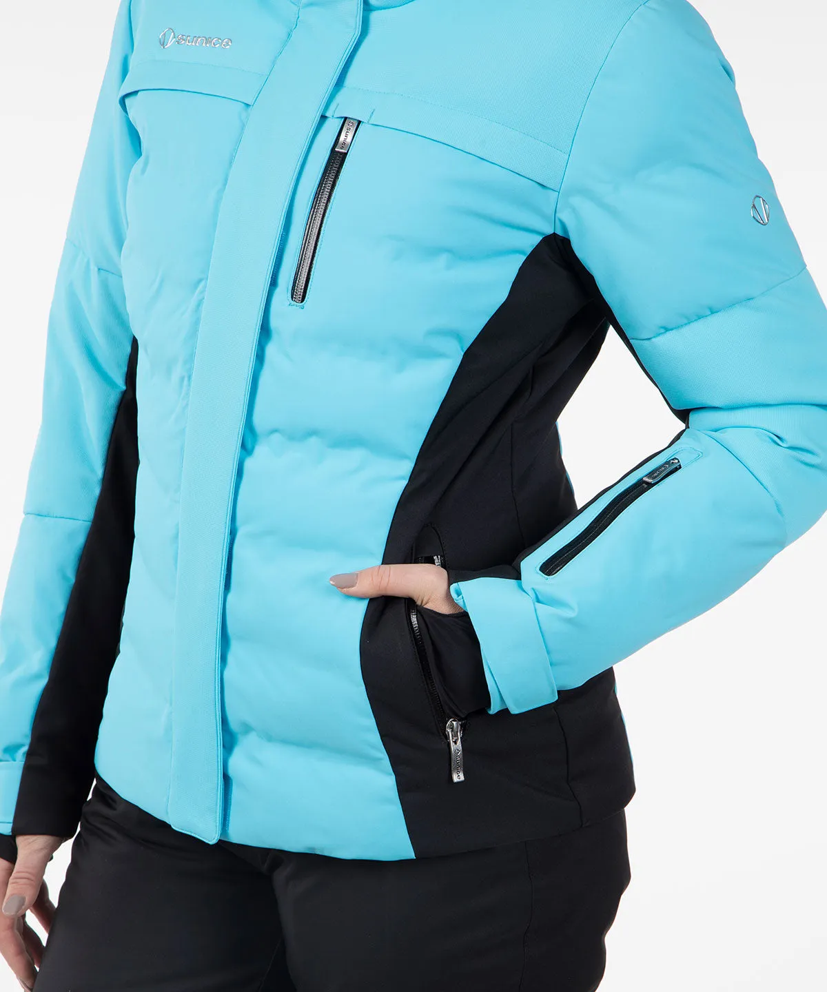 Women's Amber Waterproof Stretch Jacket with Removable Hood