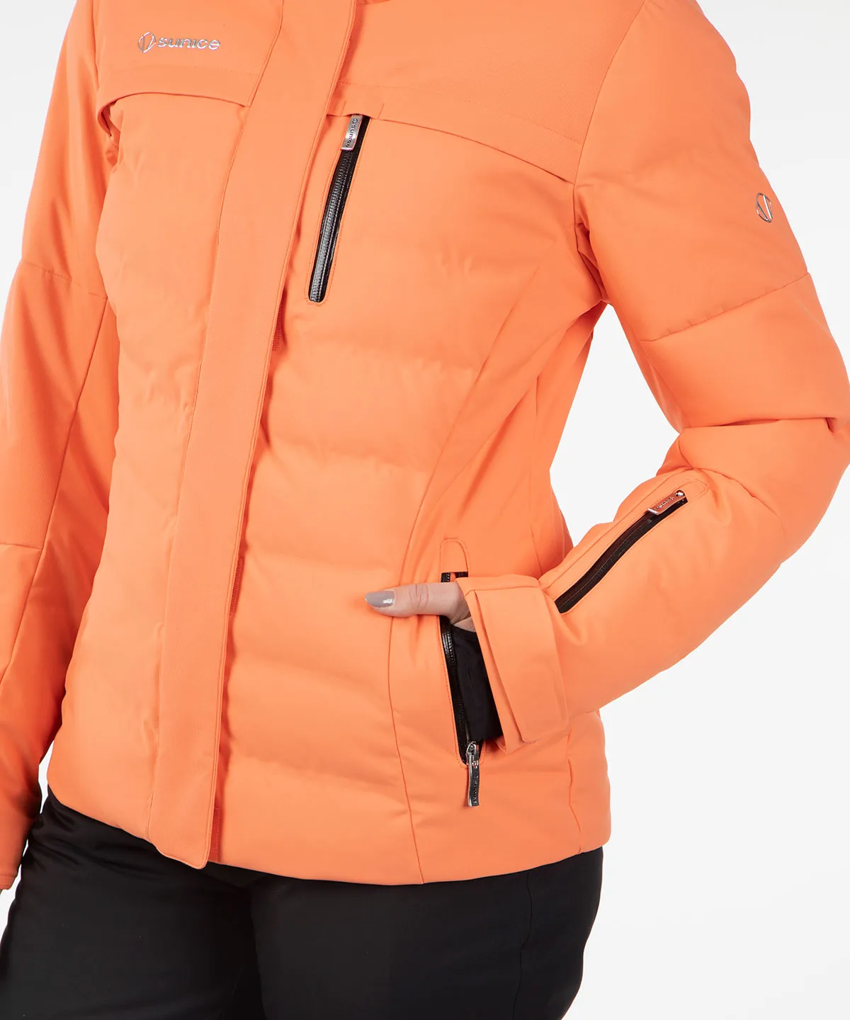 Women's Amber Waterproof Stretch Jacket with Removable Hood