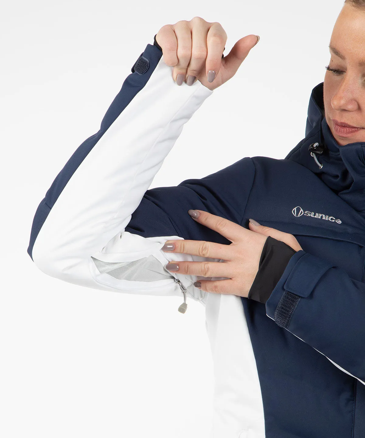 Women's Amber Waterproof Stretch Jacket with Removable Hood