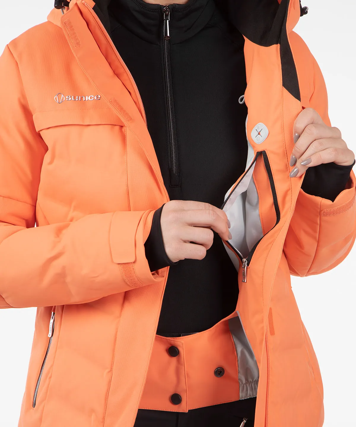 Women's Amber Waterproof Stretch Jacket with Removable Hood