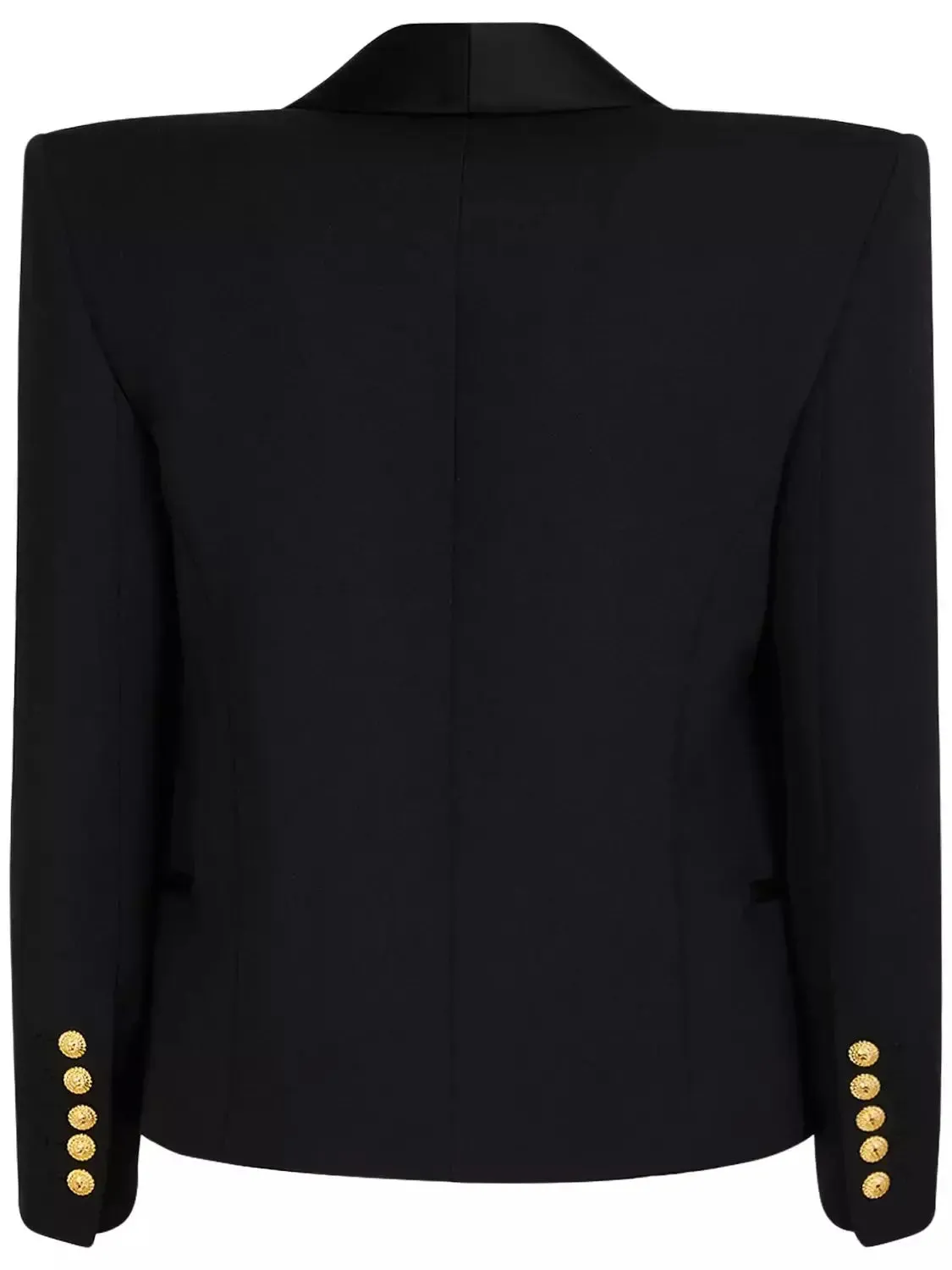 Women’s Double-Breasted Black Tuxedo Jacket