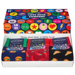 Women's Fun Crew Socks - Novelty Gift Box - Love Sock Company