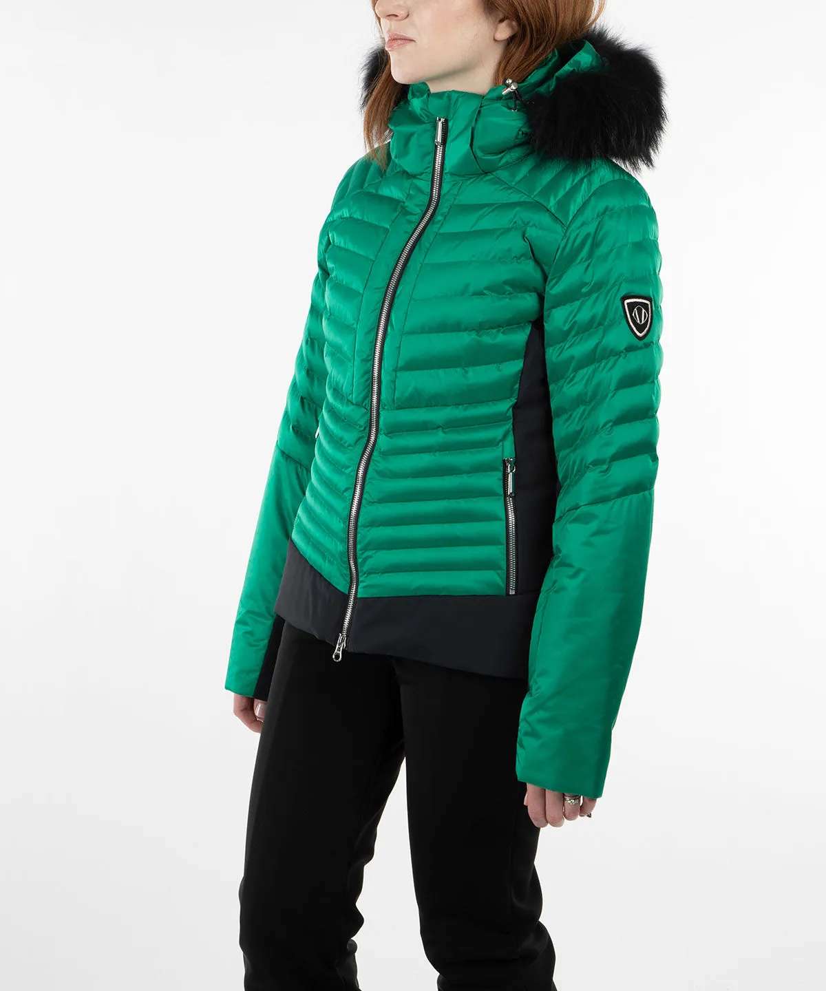 Women's Kendall Waterproof Quilted Jacket with Removable Fur Hood