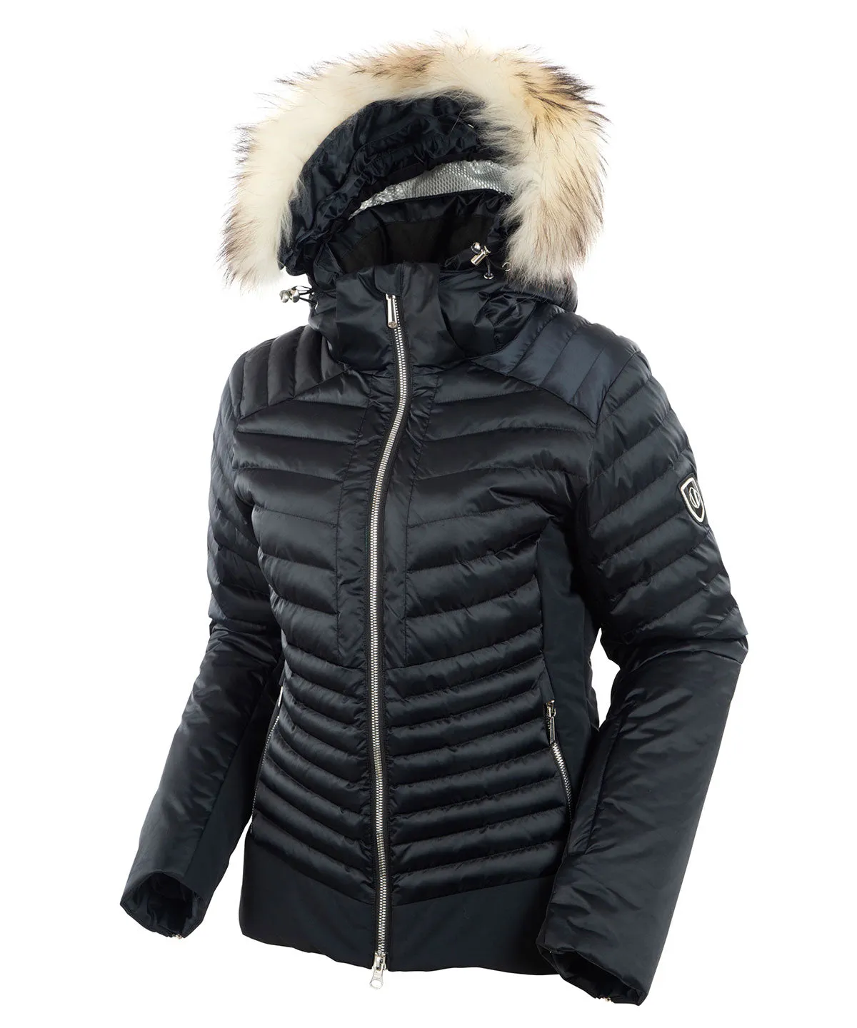 Women's Kendall Waterproof Quilted Jacket with Removable Fur Hood